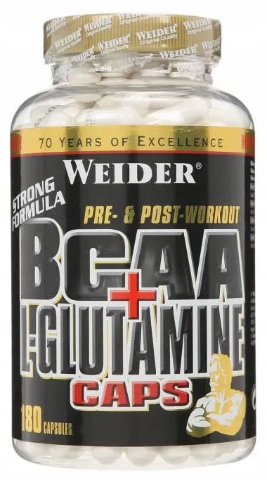Weider Bcaa L-Glutamin 180 kapslí