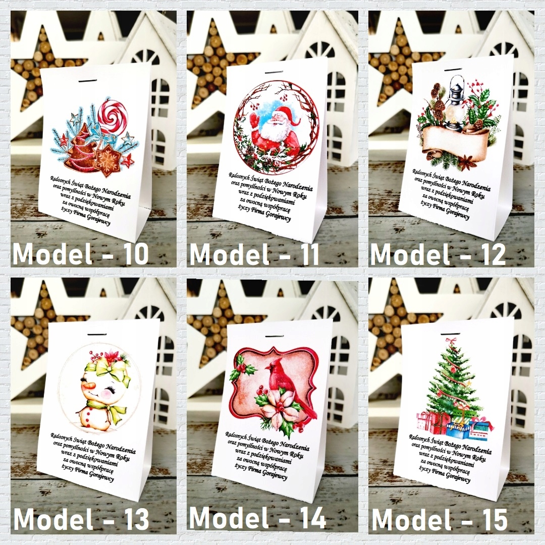 Mikołajkowe słodycze dla Firm życzenia prezenty Stan opakowania oryginalne