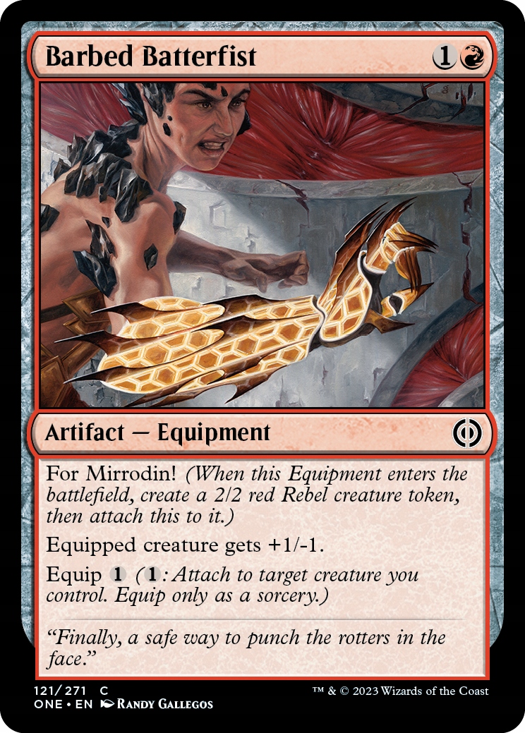Mtg 4x Barbed Batterfist