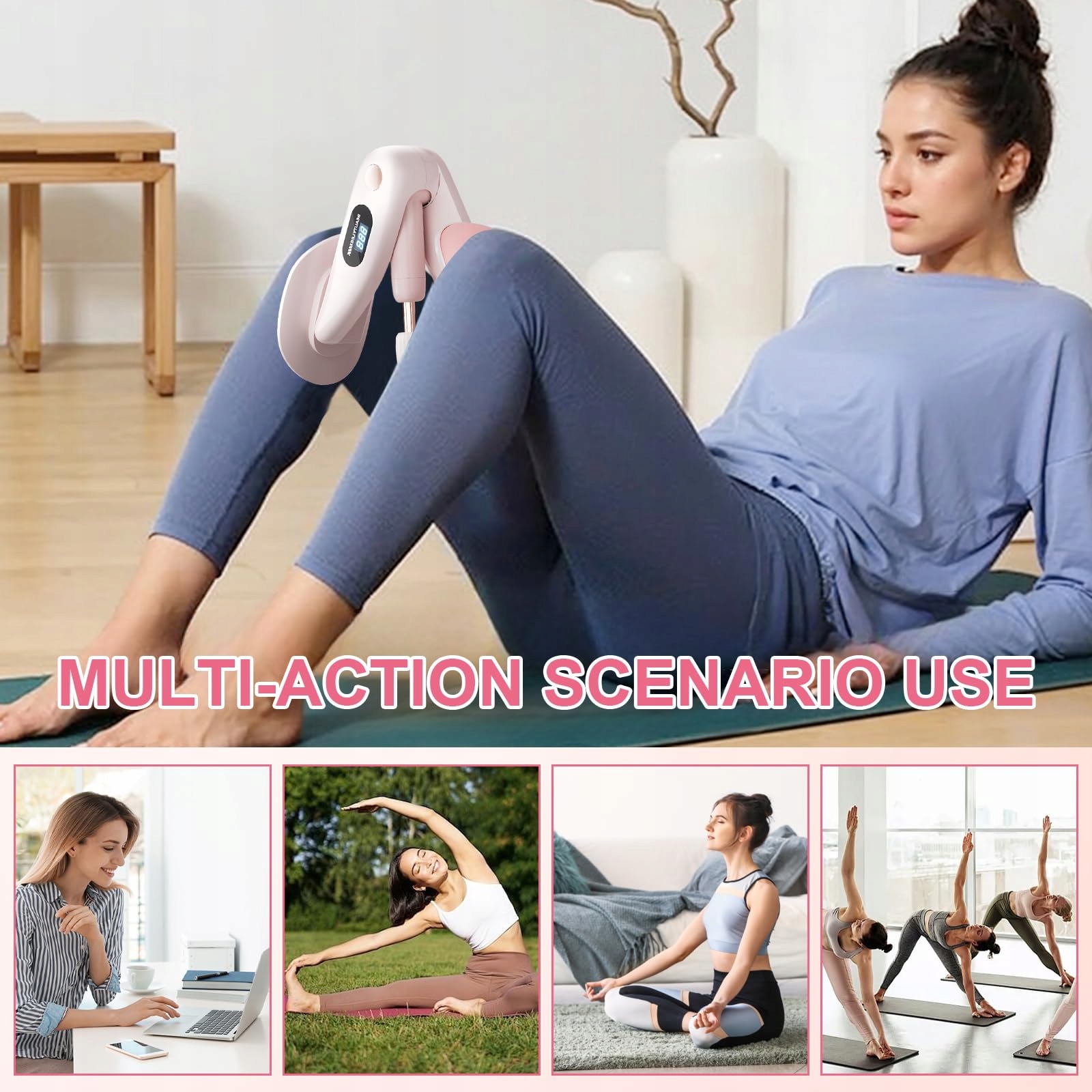 OBERSCHENKELTRAINER Trener Uda I Miednicy Dla Kobiet Do Ćwiczeń W Domu — miniatura 7