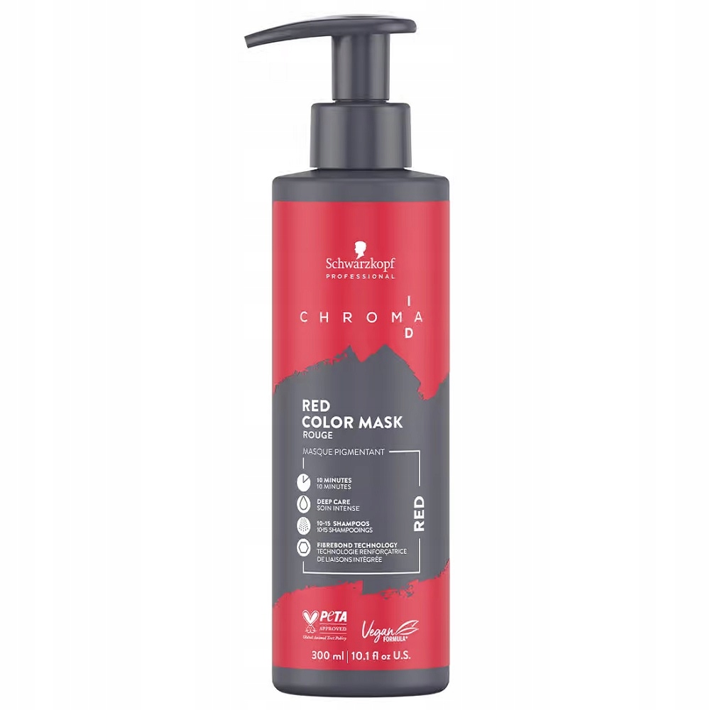 Schwarzkopf Professional Chroma ID Barvicí Maska Na Vlasy Red 300 ml