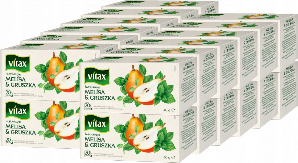 Vitax Melisa Gruszka Herbata 20tb Herbata ekspresowa x24