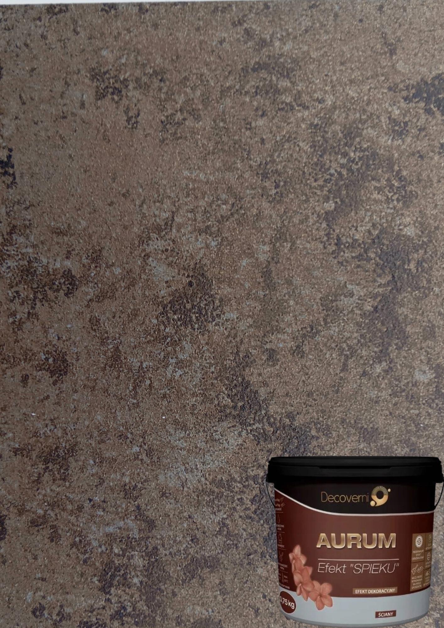 Decoverni Aurum Dekorácia v štýle Glamour Sada 5 8 m2 Čokoláda