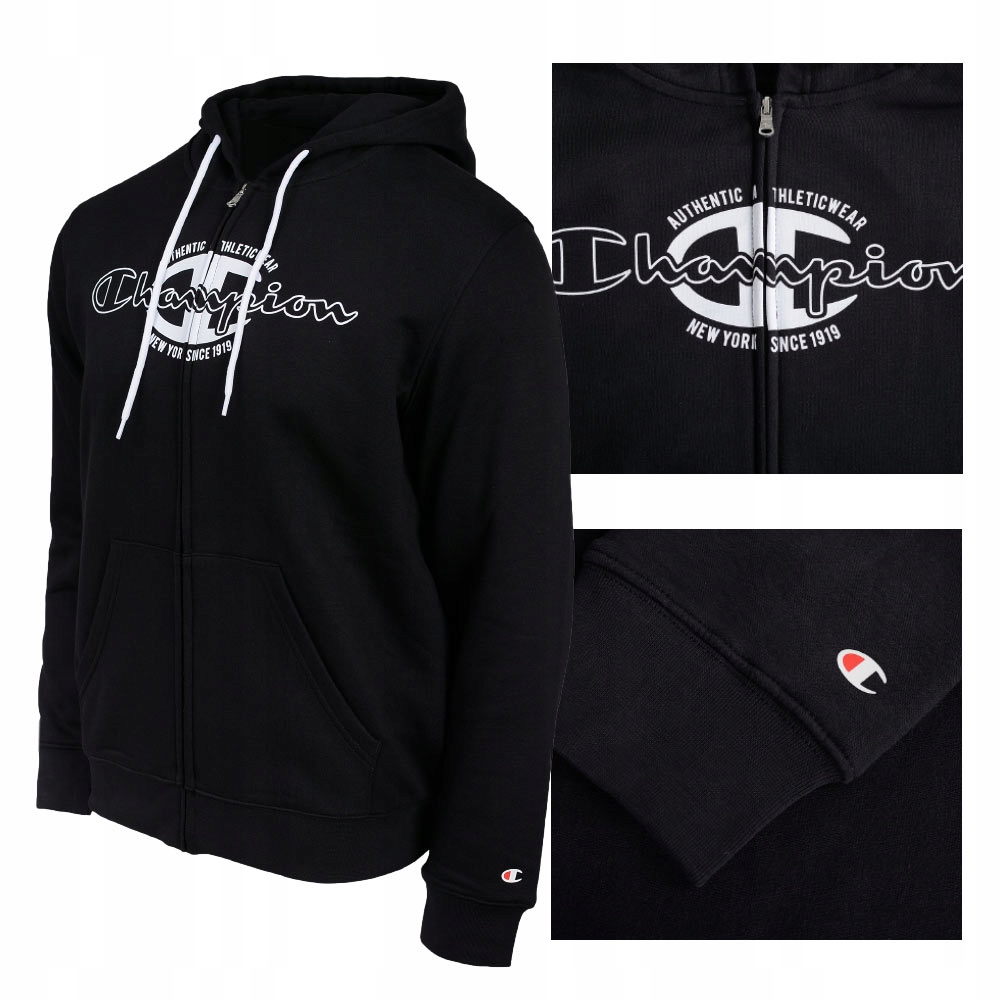 

Champion Bluza Męska Ocieplana 217996 Czarna XXL
