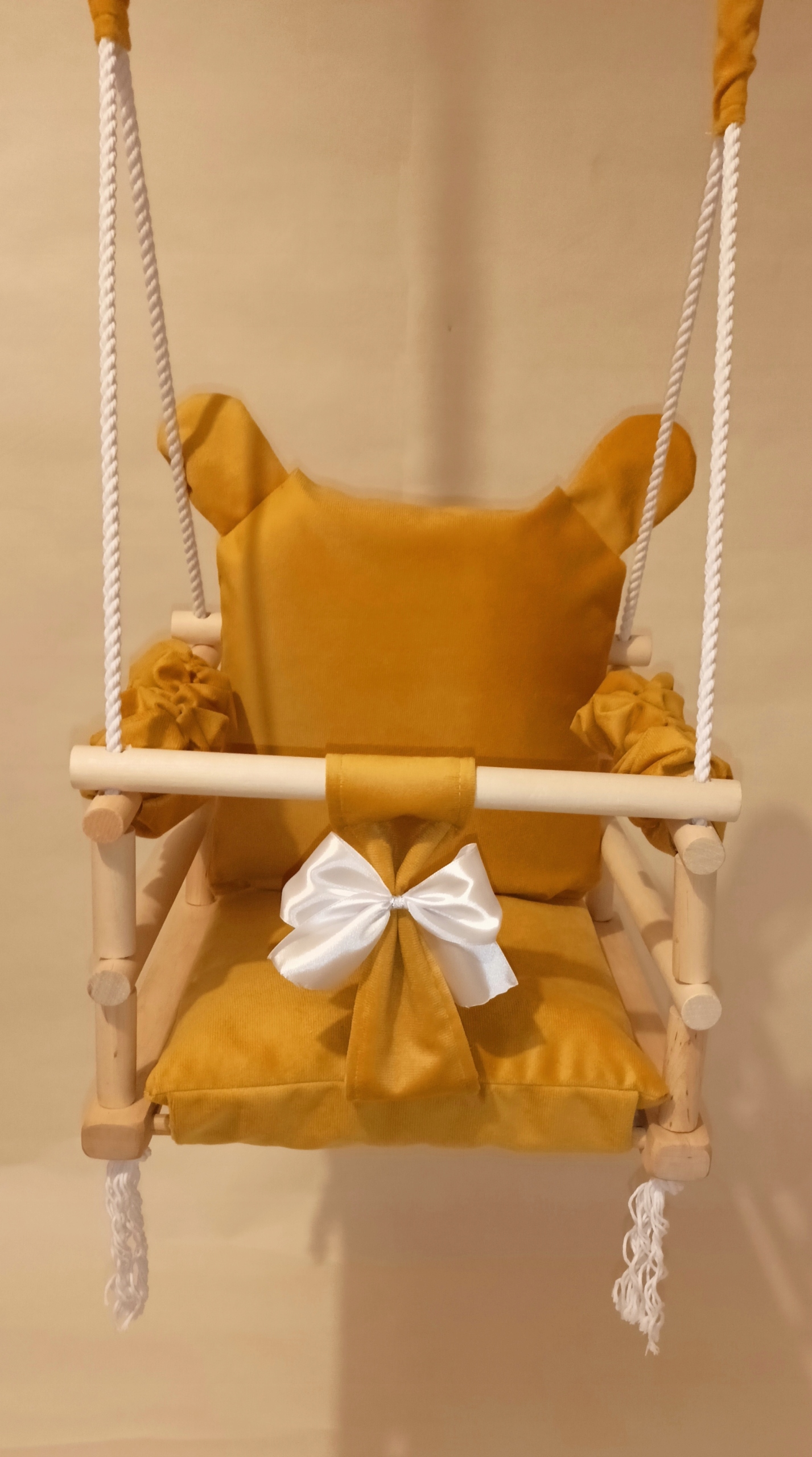 HUŚTAWKA 3w1 DLA DZIECI miś ŻÓŁTY DOM OGRÓD POKÓJ Kod producenta Huśtawka