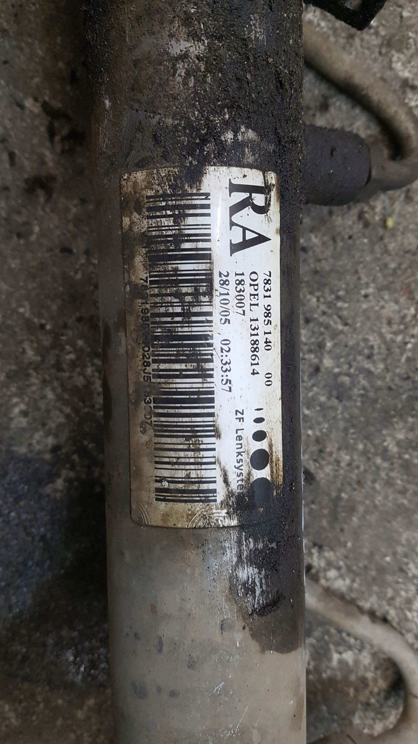 control OPEL ASTRA H 13188614