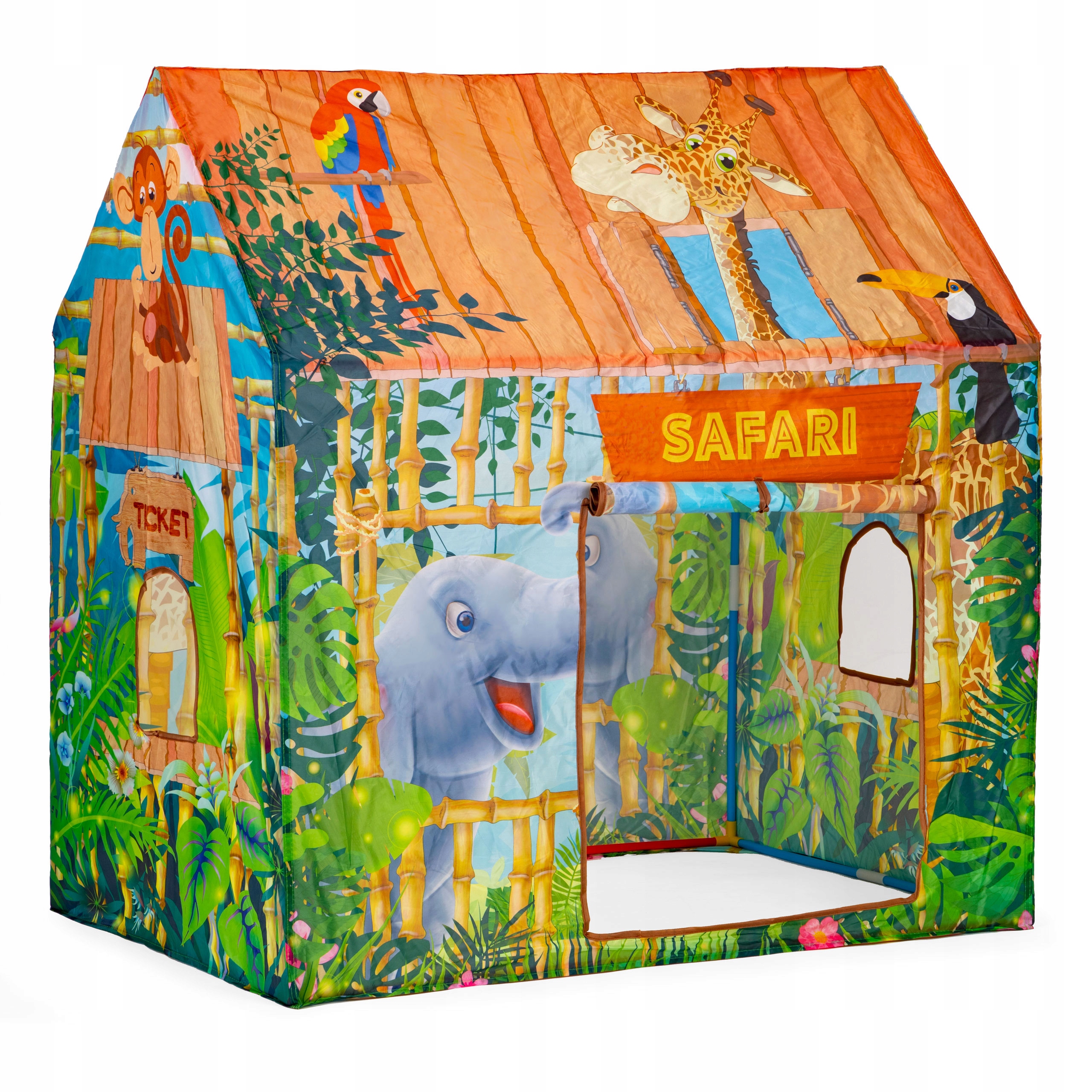 

Namiot Domek Safari Plac Zabaw Dzieci Iplay +3