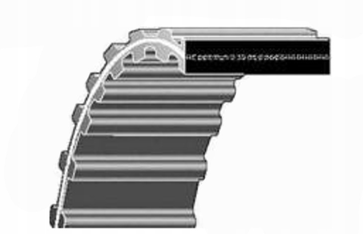 Pasek zębaty noży Castel Garden Twin Cut 102 Viking MT680 MT740 MT745 MT780