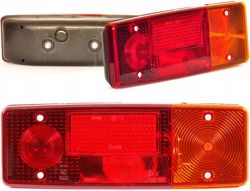 

Lampa Zespolona Tylna Żarówkowa Prawa 12-24V Waś