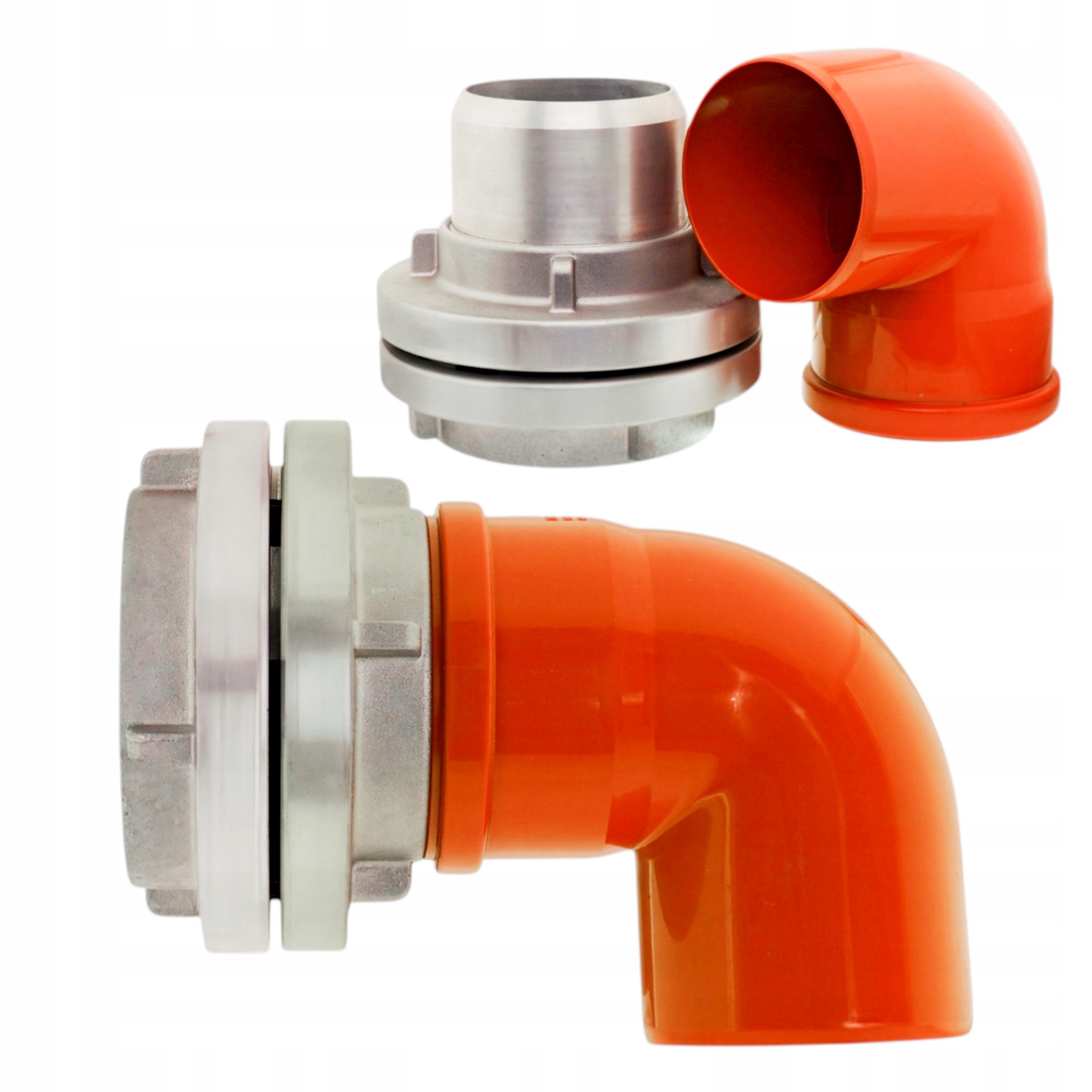 Rychlospojka pro septik Konektor A-110 Hliníkový vsuvka Koleno Polský Výrobek