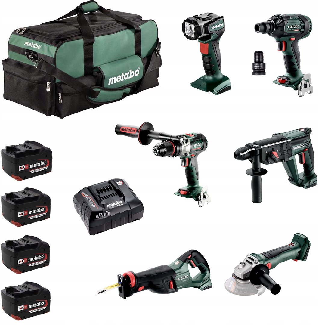 Sada náradia na batériu Metabo Combo Set 6.1 685211000 4x4Ah taška