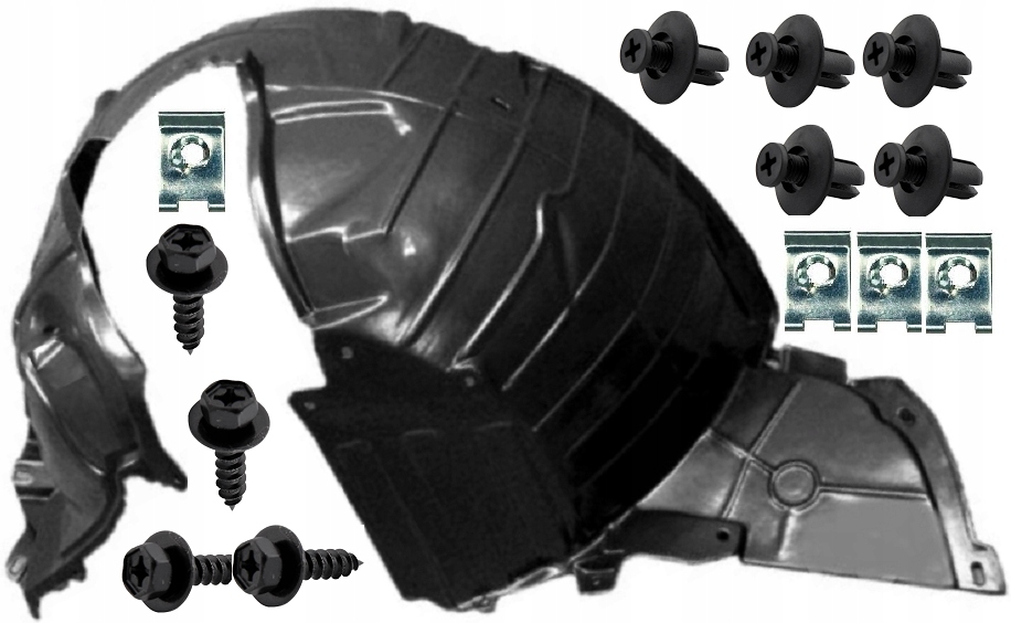 Nissan TIIDA 2007- ... spinki nadkole przód LEWY