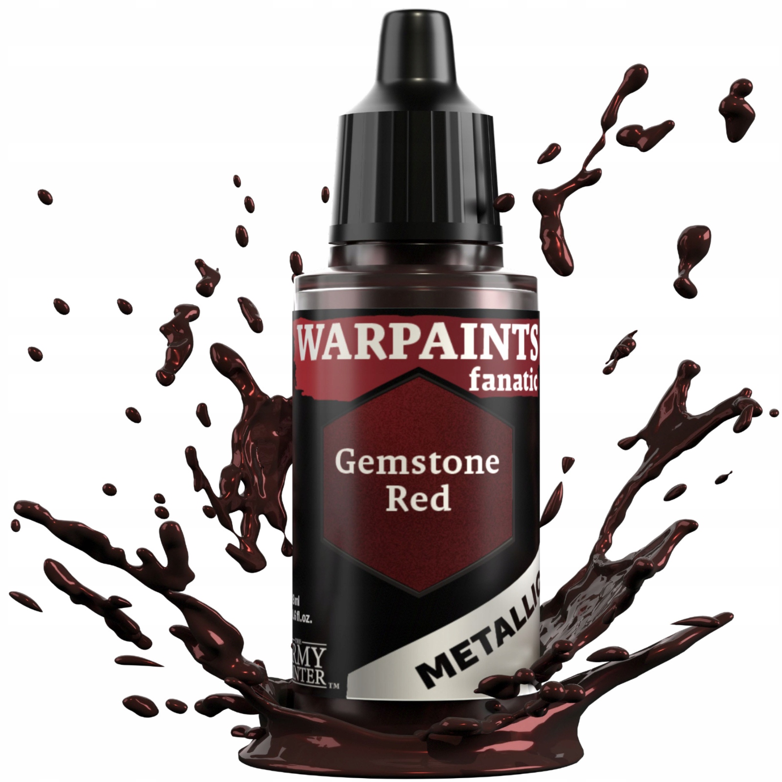 Farbka The Army Painter Warpaints Fanatic Metallic Gemstone Red 18ml