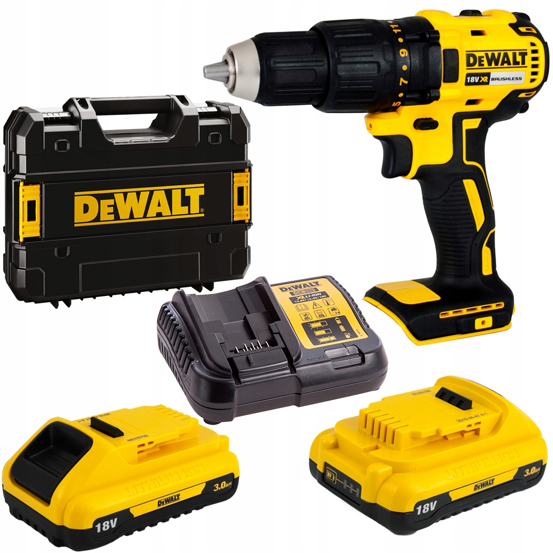 

Wkrętarka 18V 65Nm 2x3Ah 2 biegi DeWALT DCD777L2T