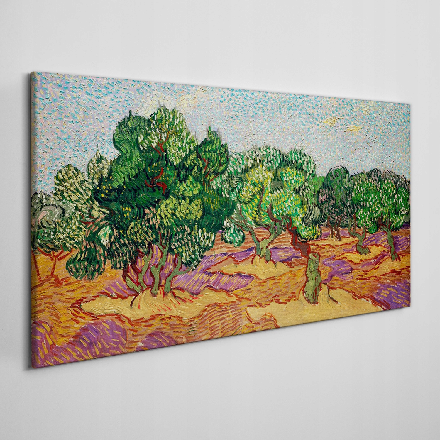 

Obraz płótno Gaj niebieski niebo Van Gogh 140x70