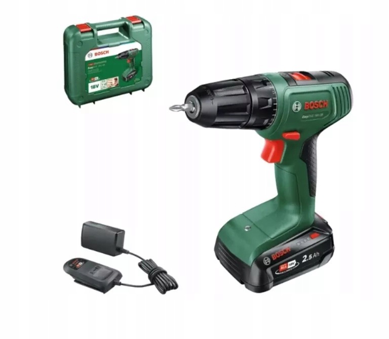 Wiertarko-wkrętarka Bosch Easydrill 18V-38 2.5AH Aku, Ładowarka
