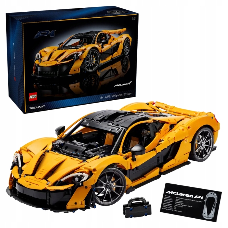 Lego Technic Mclaren P1 Stavebnice Sada Auto Model Auta 3893 El.