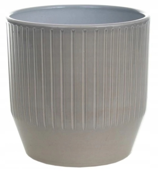 

Osłonka Doniczka Ceramiczna Na Kwiaty Zielona 13,5