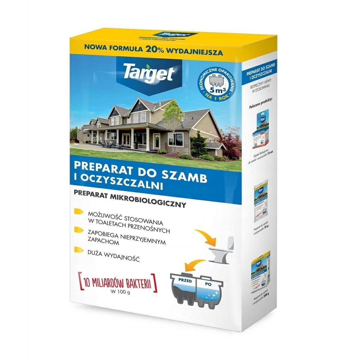 

Target Bakterie do szamb i oczyszczalni 2,5 kg