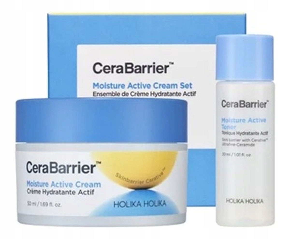 Holika Holika CeraBarrier Moisture Active sada krém a tonikum 30 ml