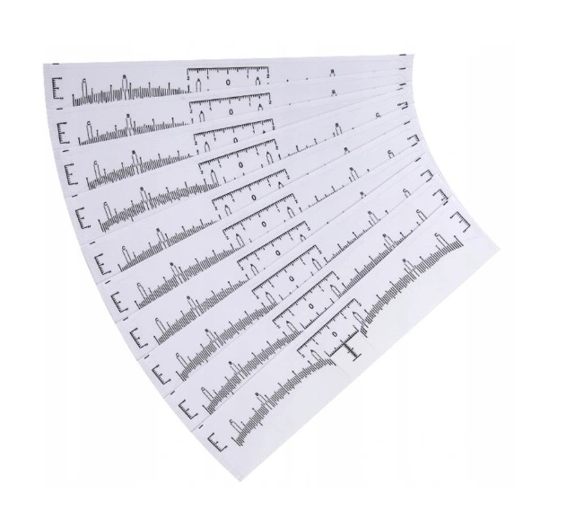 Jednorázová samolepicí odměrka na obočí 100 Kusů