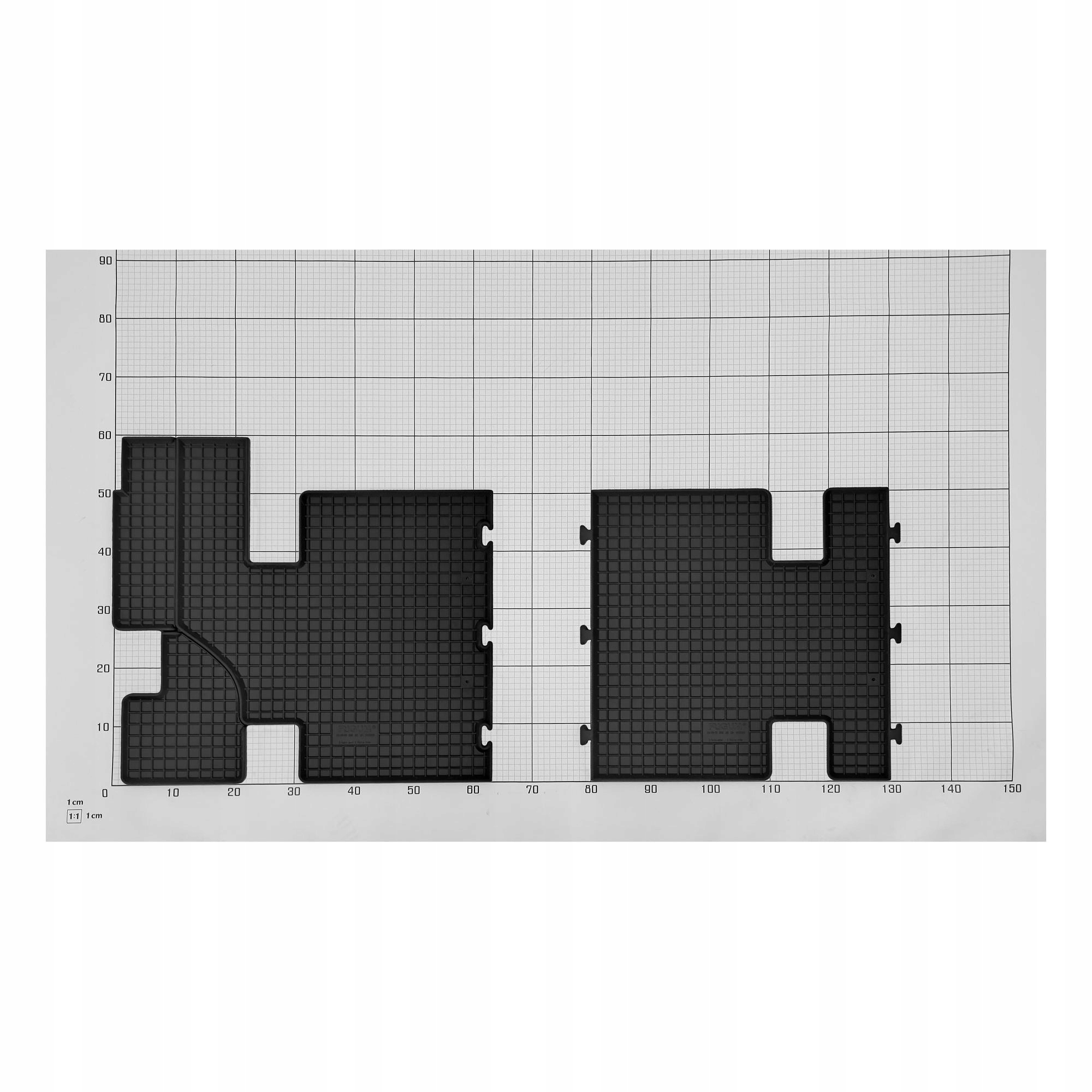 Zestaw dywaników do Ford Transit Custom od 2012 | 9 miejsc L1 EAN (GTIN) 5903869239558