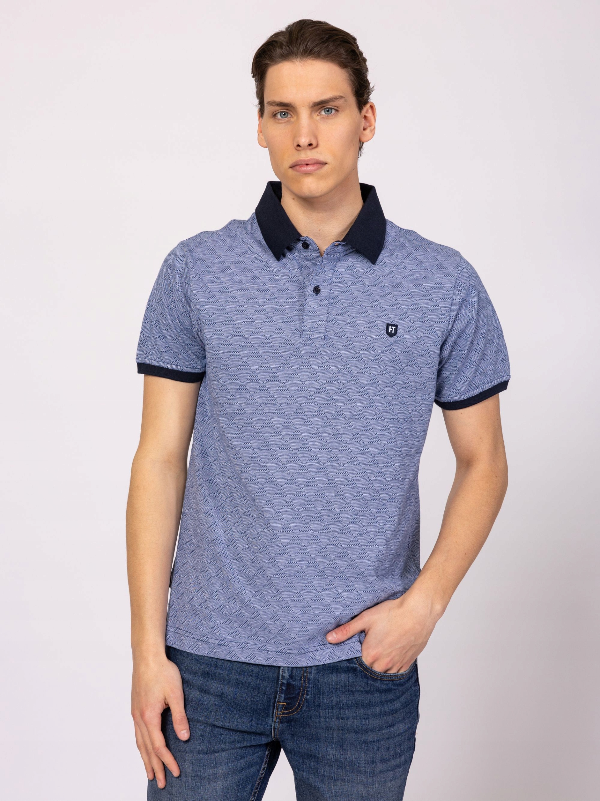 Heavy Tools Pánské Tričko Polokošile Duna Navy Tmavě Modré XL