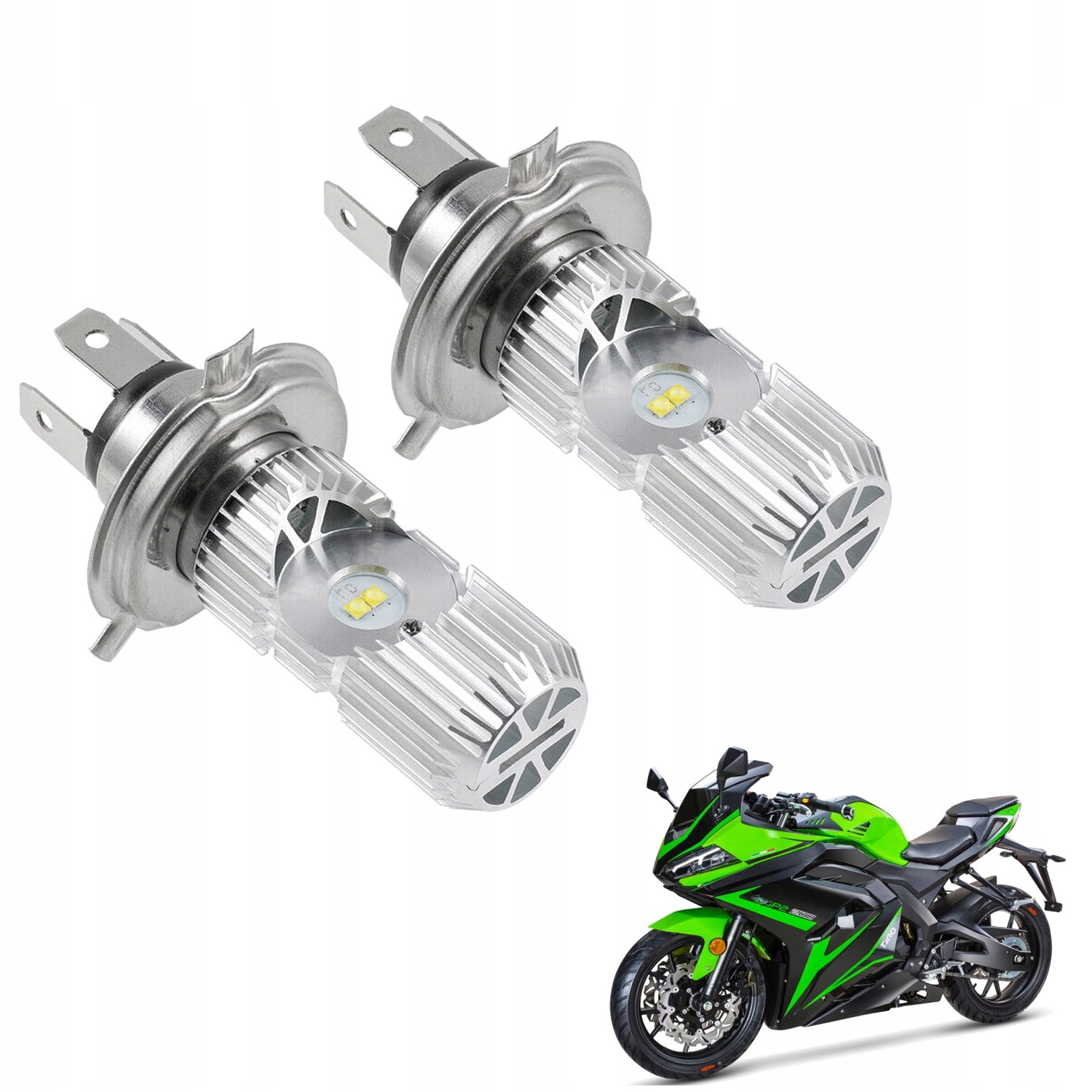 

Żarówka Led H4 Motocykl Motor Skuter 9-30V 1400LM