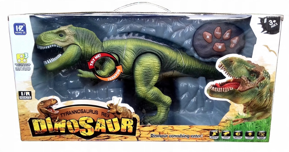 

Olbrzymi Dinozaur Zdalnie Sterowany Pilot Rc 45CM.