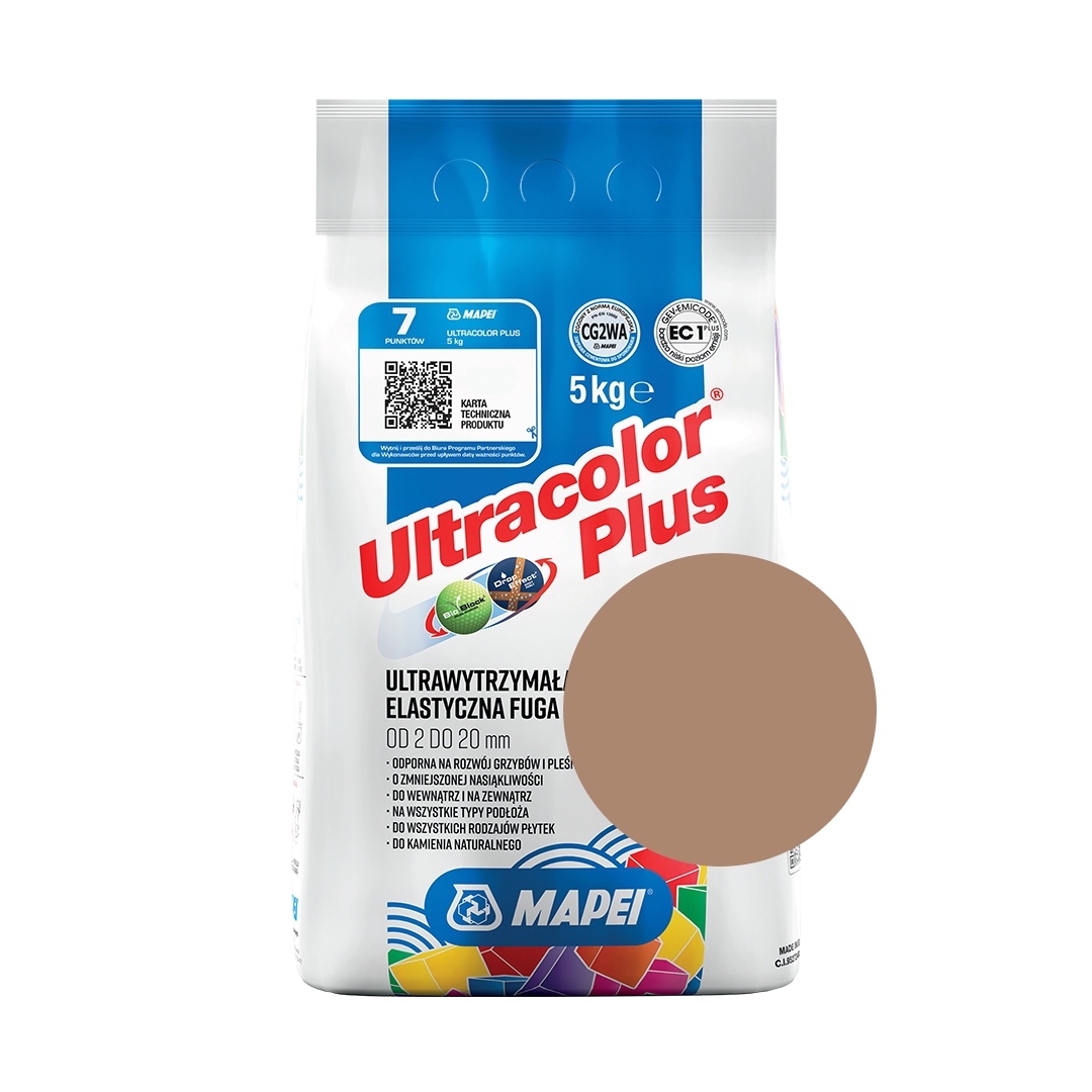 

Fuga Mapei Ultracolor Plus 5kg 135 Złoty Pył