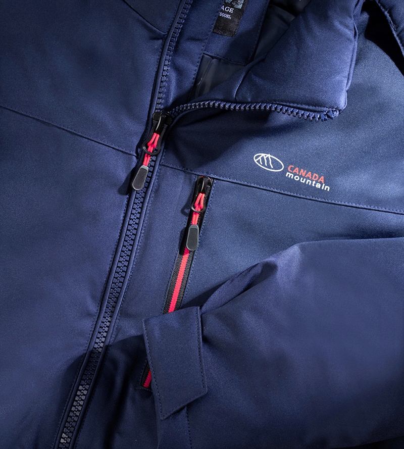 CANADA KURTKA ZIMOWA NARCIARSKA MĘSKA CIEPŁA M Materiał dominujący Poliester