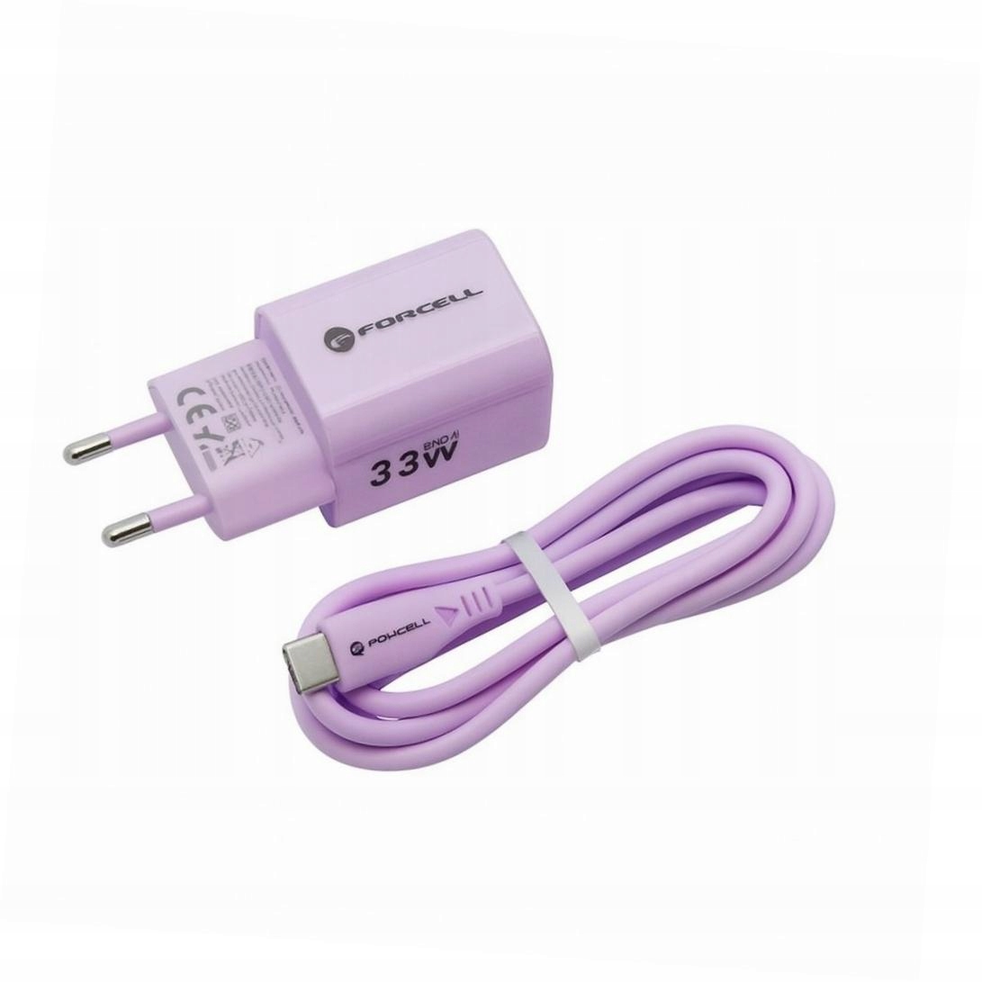 Szybka ładowarka Gan 33W 2 porty z kablem Usb-c do Vivo Y19S