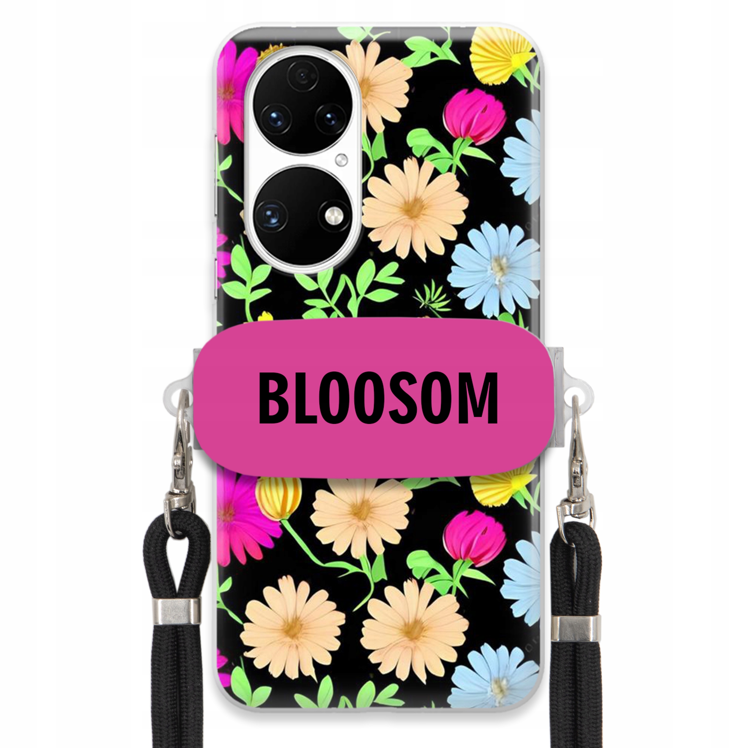 Puzdro Crossbody Držiak Pre Huawei P50 Puzdro Kvety Bloosom Flower