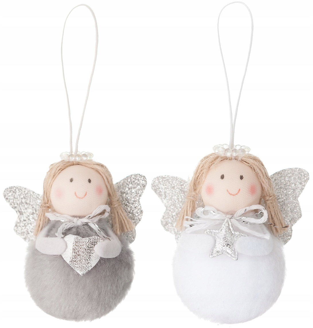 

Zawieszka Aniołki Ozdoba na Choinkę 7cm 2szt.