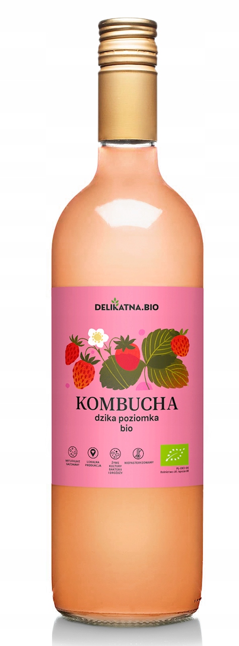 Levně Kombucha Levelová Bio 750 ml Jemná (kyselina)