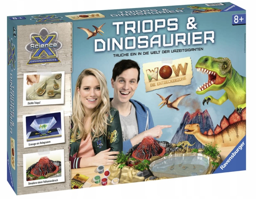 Ravensburger ScienceX Triopsy Dinozaury z Niemiec EAN (GTIN) 4005556189069