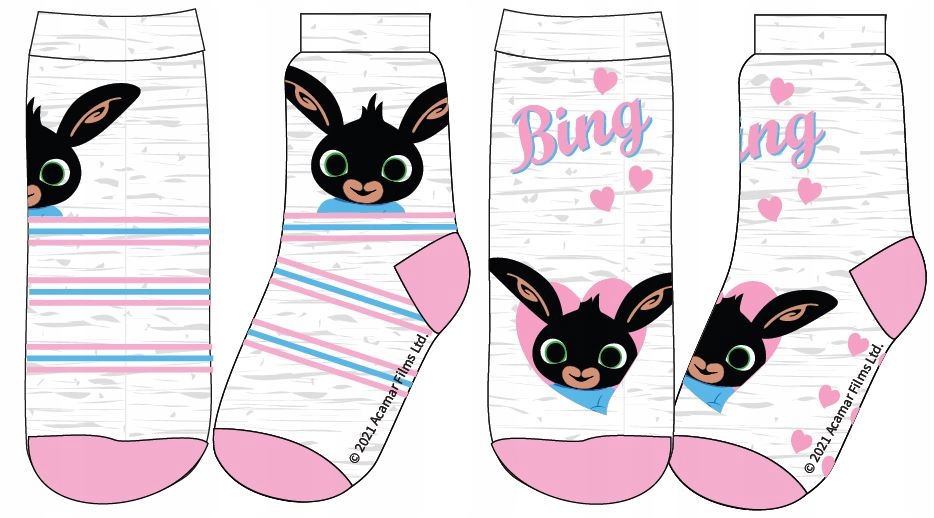 

Królik króliczek Bing Skarpetki 2-pack r. 23/26