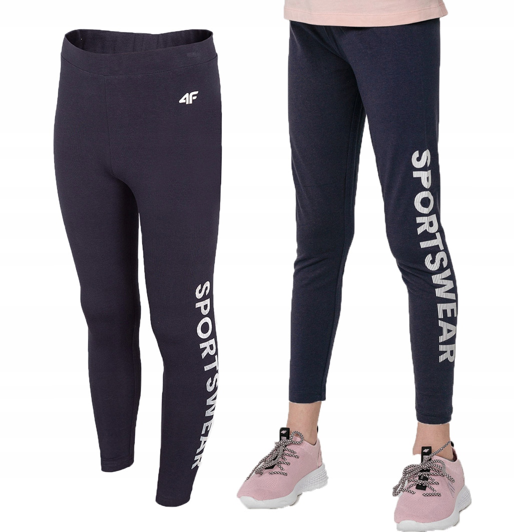 

Legginsy dziecięce 4F JLEG002 bawełniane 140.