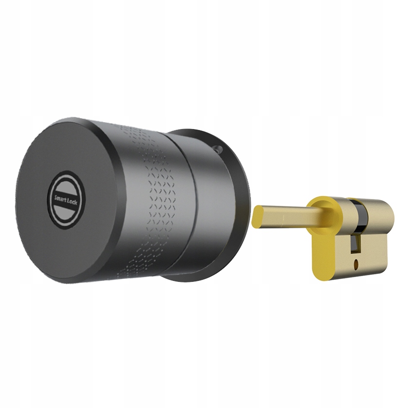 Zamek regulacja cylindra czarny ZigBee 3.0 Tuya