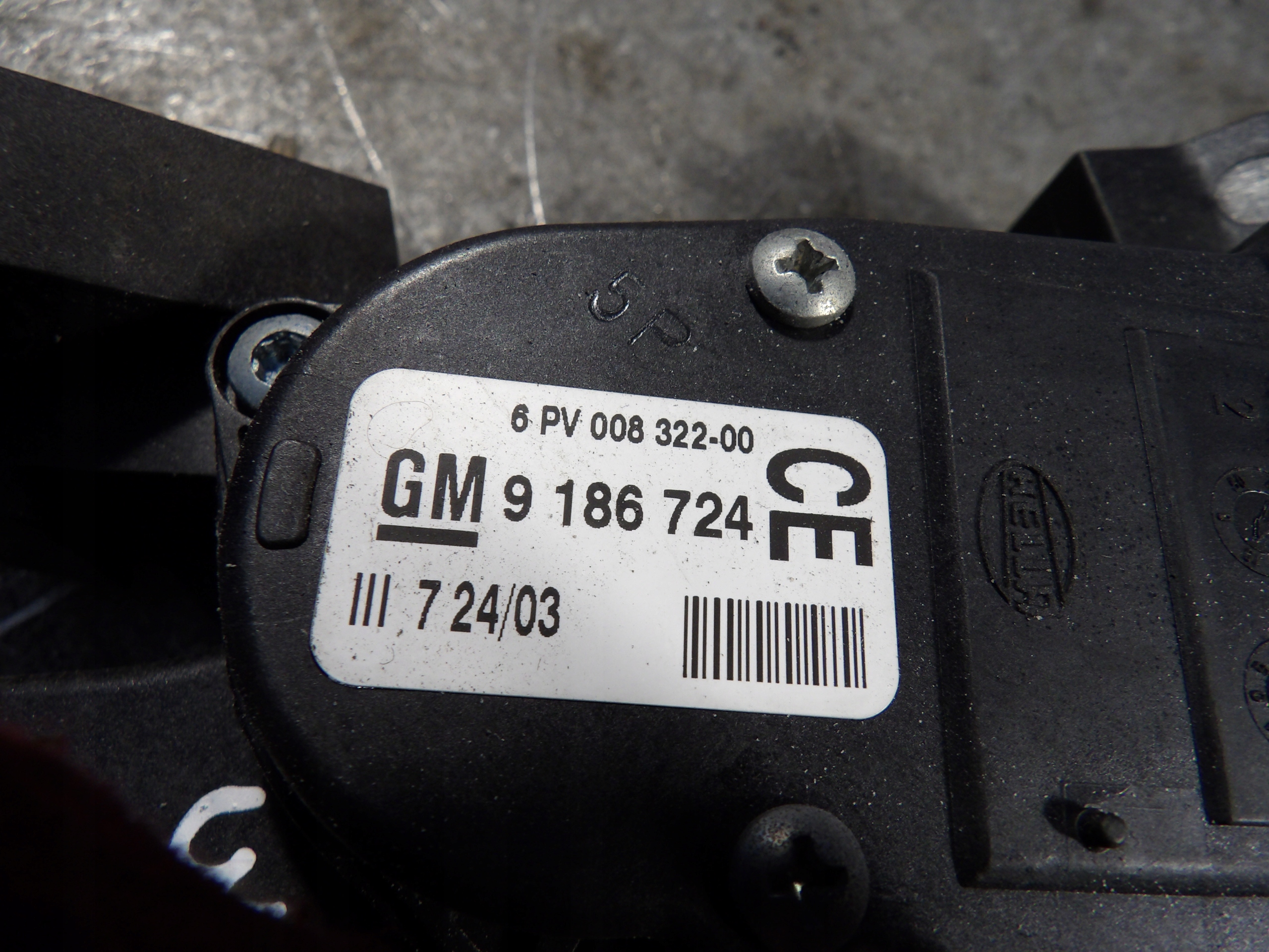 Saab 9-3 II accelerator pedal 2,0TB 9186724 6PV008322-00