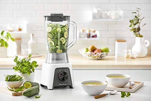 MOULINEX Blendeo Plus Blender 450W 1,5L Stalowy 2 Prędkości Czarny — miniatura 5