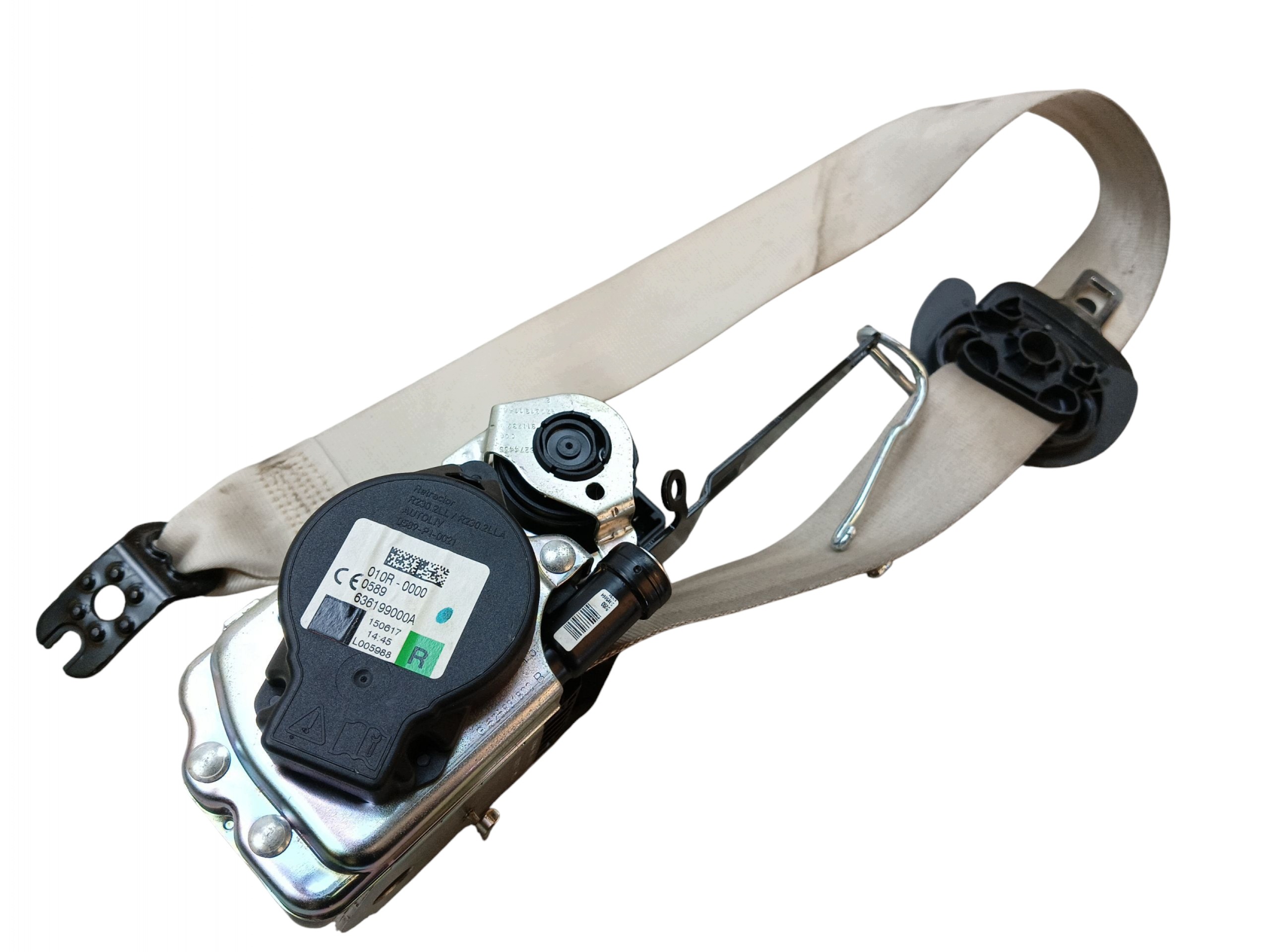 tension belt safety right front VOLKSWAGEN PASSAT B8 (2014-2019)