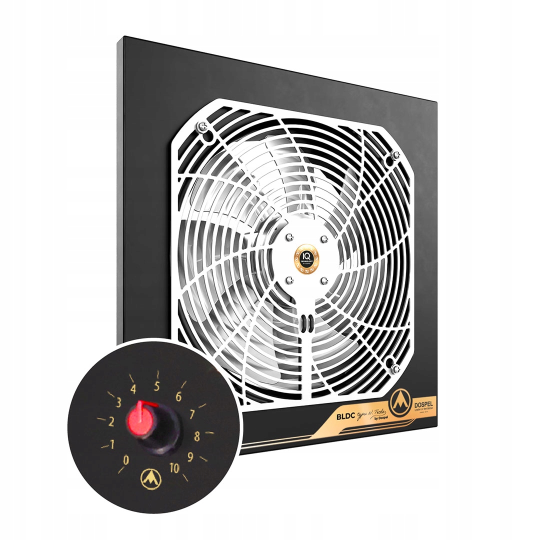 Axiálny ventilátor Dospel 007-9201 WOKS250 Silver s výkonom 70 W 1700 m3/h