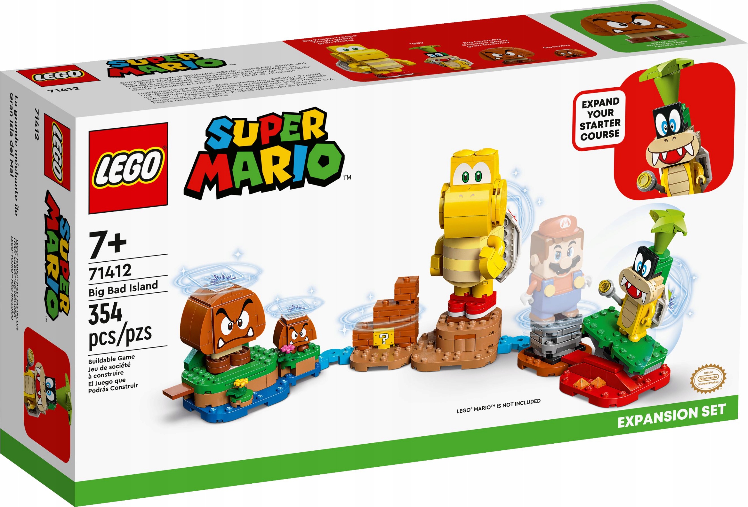 LEGO Super Mario - Wielka zła wyspa - zestaw rozszerzający 71412