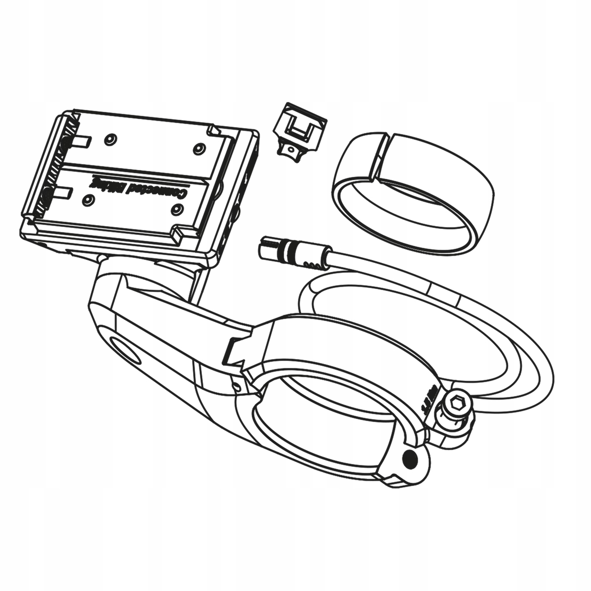 Uchwyt 1-ramienny 31,8 mm (bdsyyyy) dla Bosch Kiox 300, 500