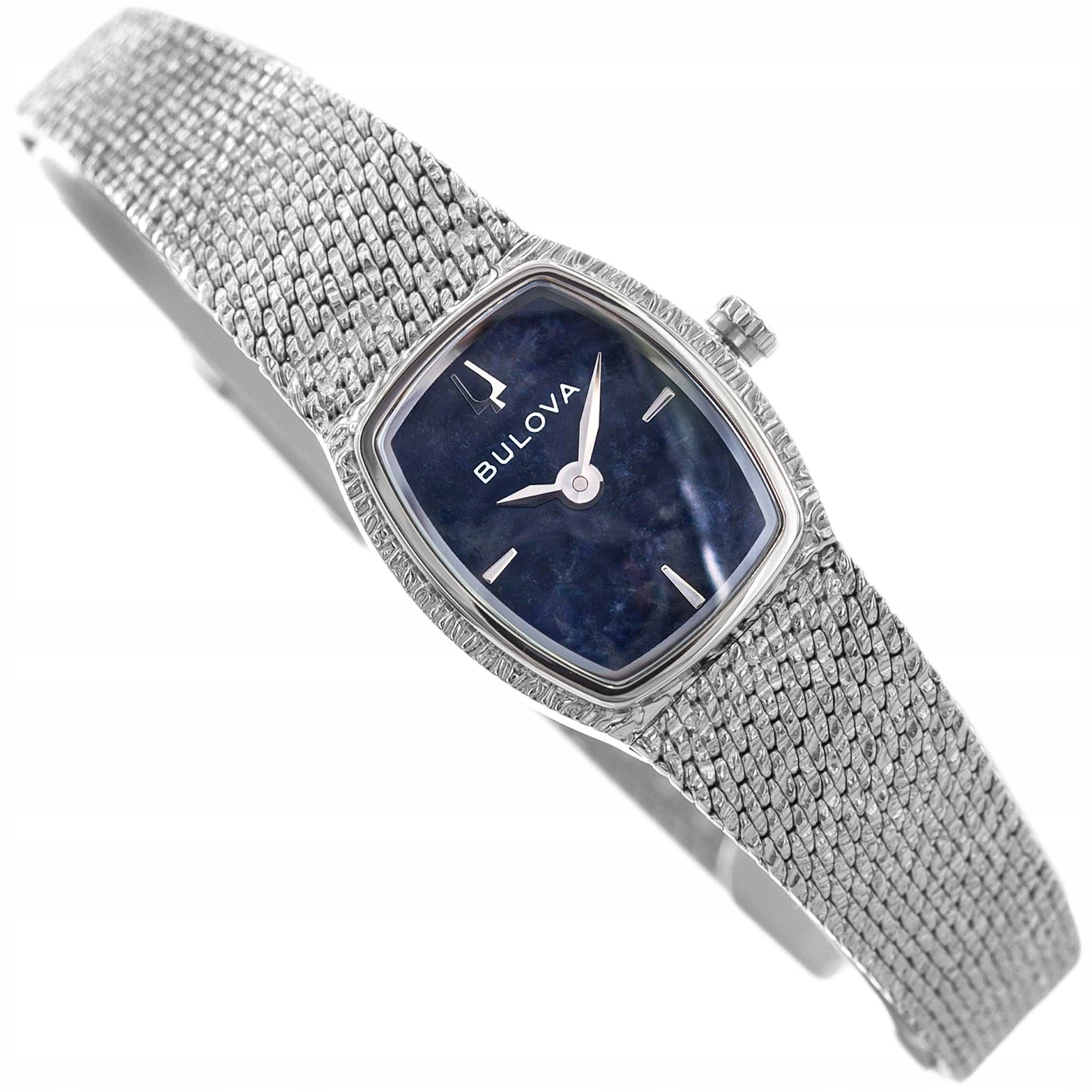 Dámské Hodinky Bulova Bulova 96L343 Goddes Stříbrné Na Mesh Náramku