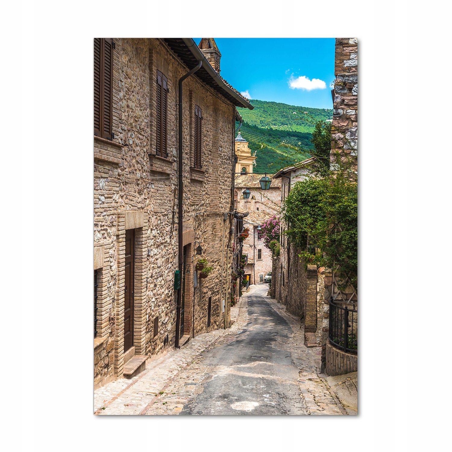 

Foto obraz szklany pionowy Urokliwa uliczka 70x100