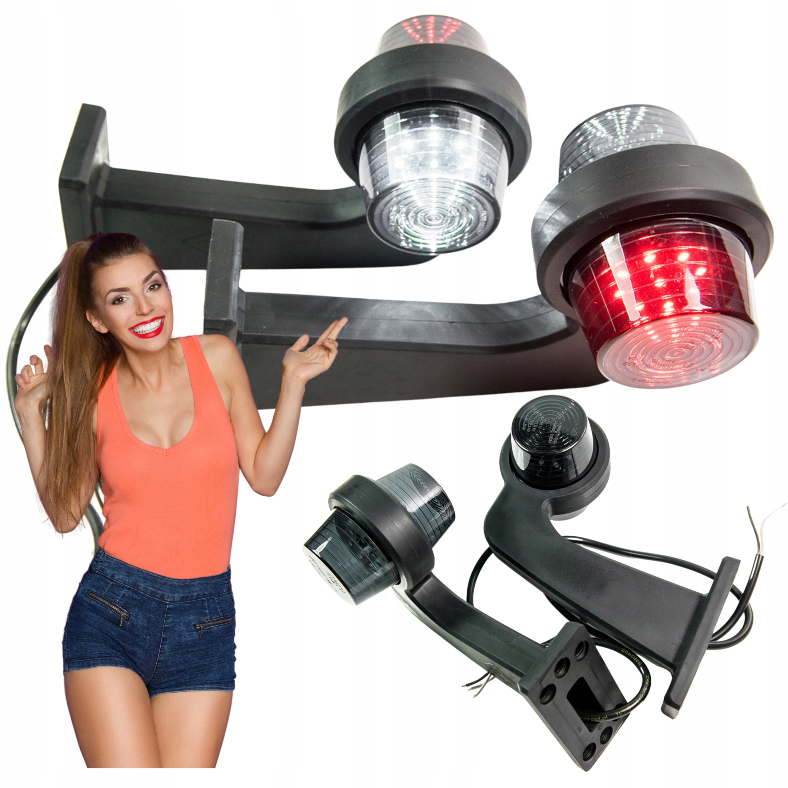 Obrysovka Autobusu Pro Montáž Nákladního Auta Tir Dánský Old School Led Graphite