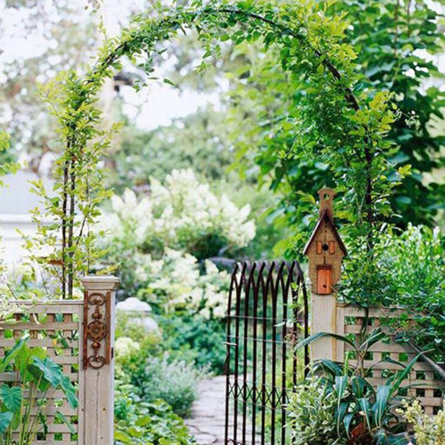 PERGOLA OGRODOWA ŁUK NA RÓŻE KWIATY METALOWA 240cm Rodzaj łuk