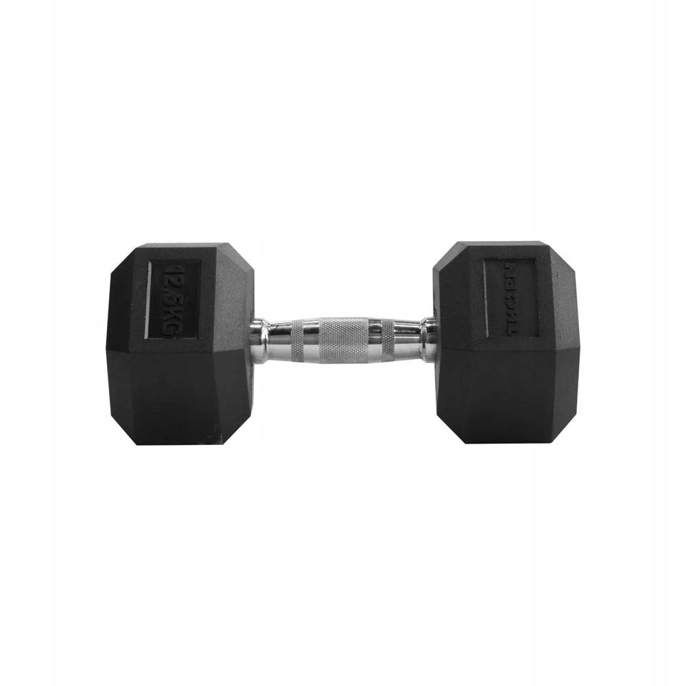 Hantel Heksagonalny Gumowy Thorn Fit Hex Rubber Dumbbell 12,5kg